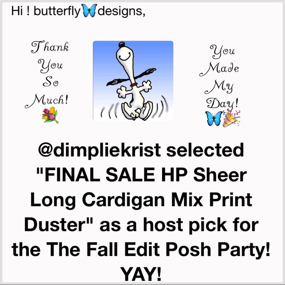 2xHP Mix Print Sheer Cozy Sweater Cardigan - Picture 11 of 13